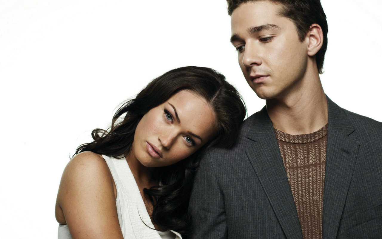 Megan Fox and Shia LaBeouf for 1280 x 800 widescreen resolution