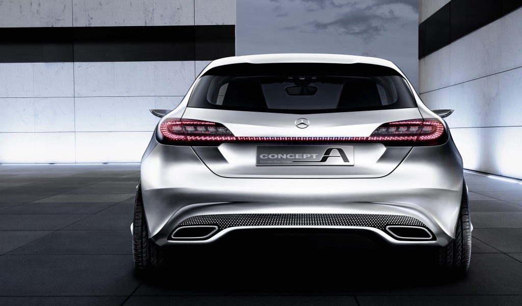 Mercedes A Class Concept for 1024 x 600 widescreen resolution