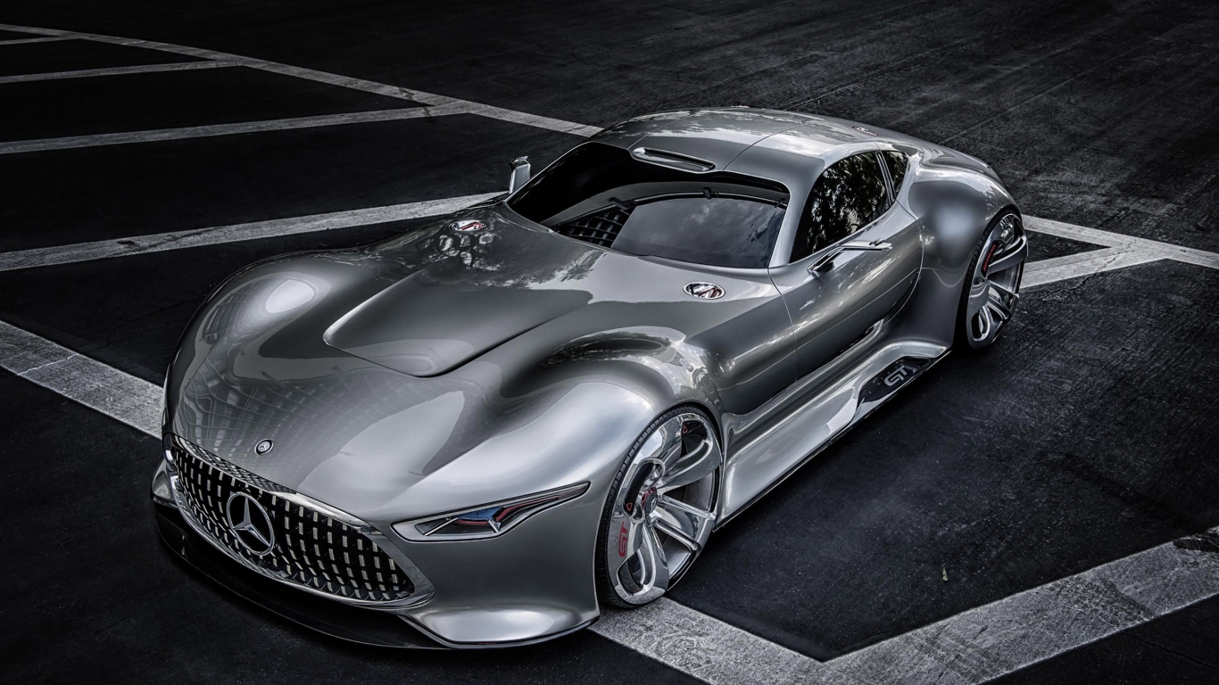 Mercedes Benz AMG Vision Gran Turismo for 1366 x 768 HDTV resolution