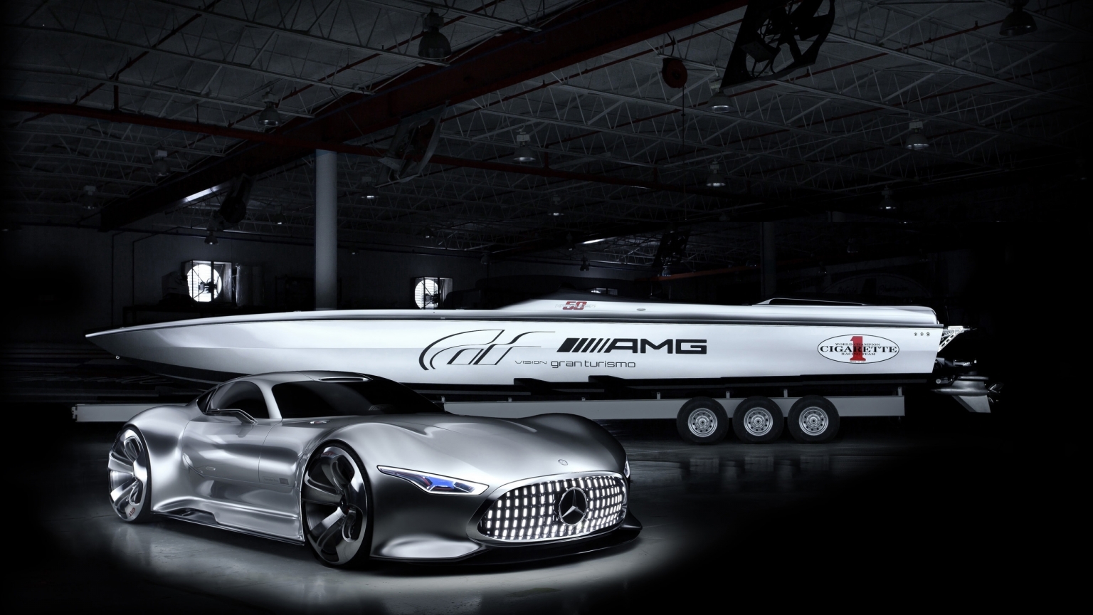 Mercedes-Benz AMG Vision Gran Turismo for 1536 x 864 HDTV resolution