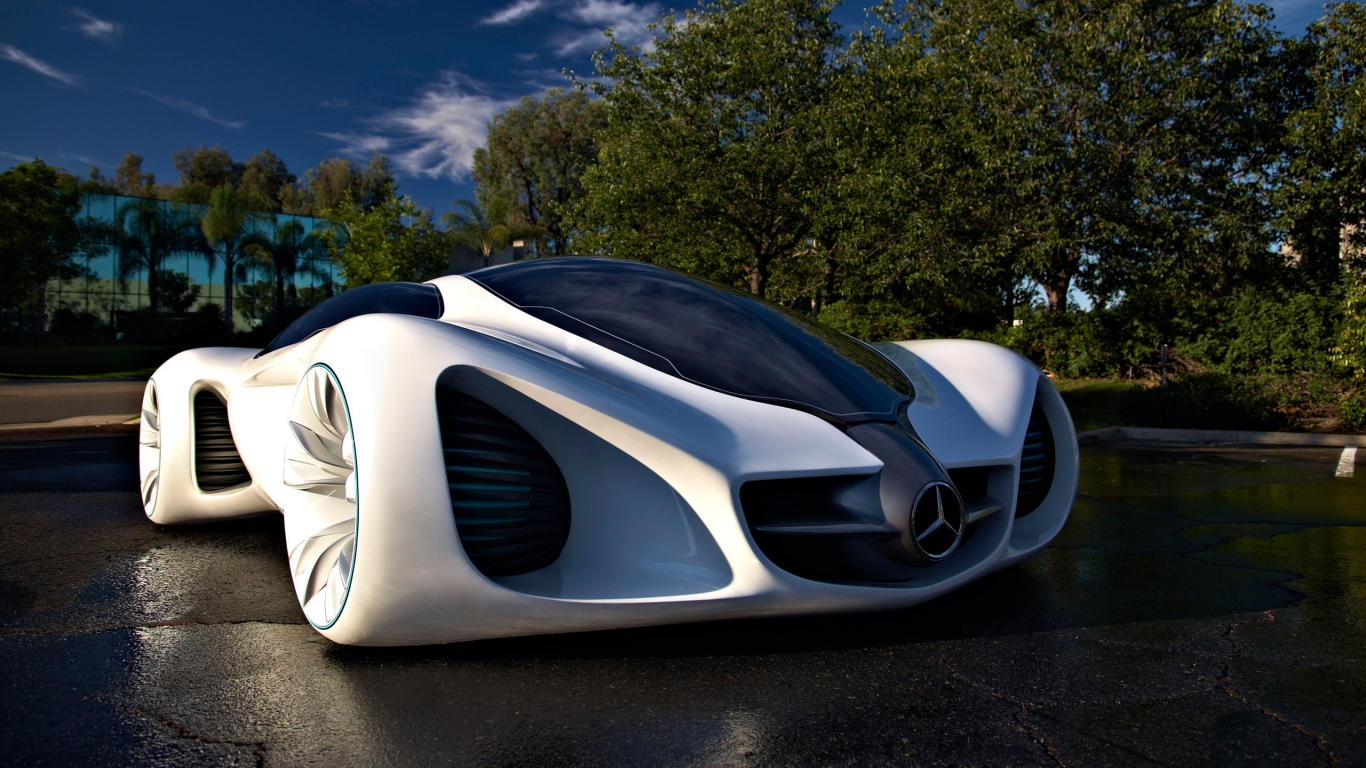 Mercedes Benz Biome for 1366 x 768 HDTV resolution
