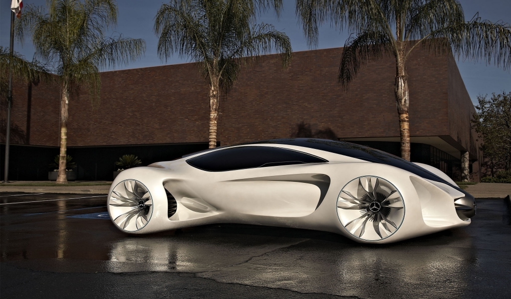 Mercedes Benz BIOME Concept Car  for 1024 x 600 widescreen resolution
