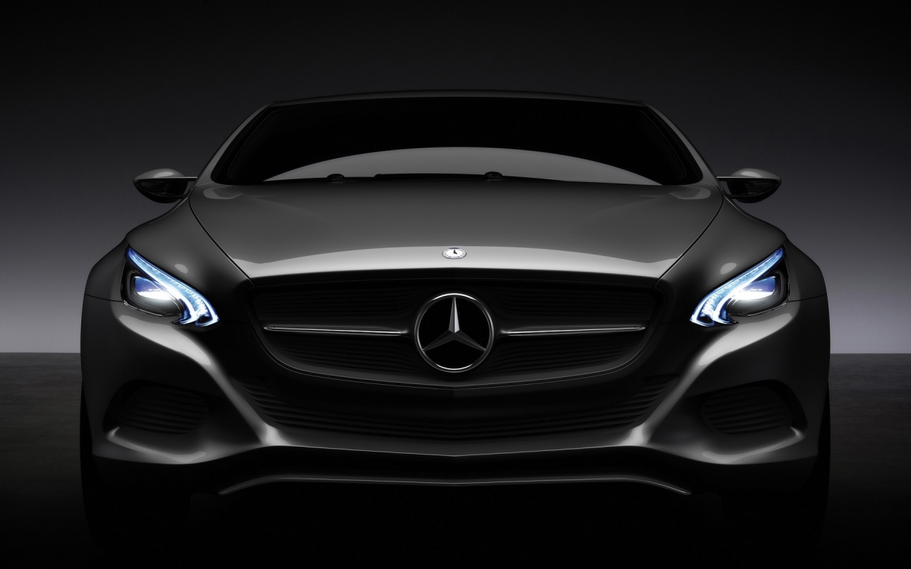 Mercedes-Benz F 800 Front Lights for 1280 x 800 widescreen resolution