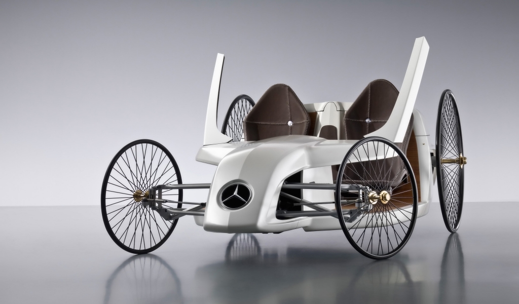 Mercedes Benz F CELL Roadster for 1024 x 600 widescreen resolution