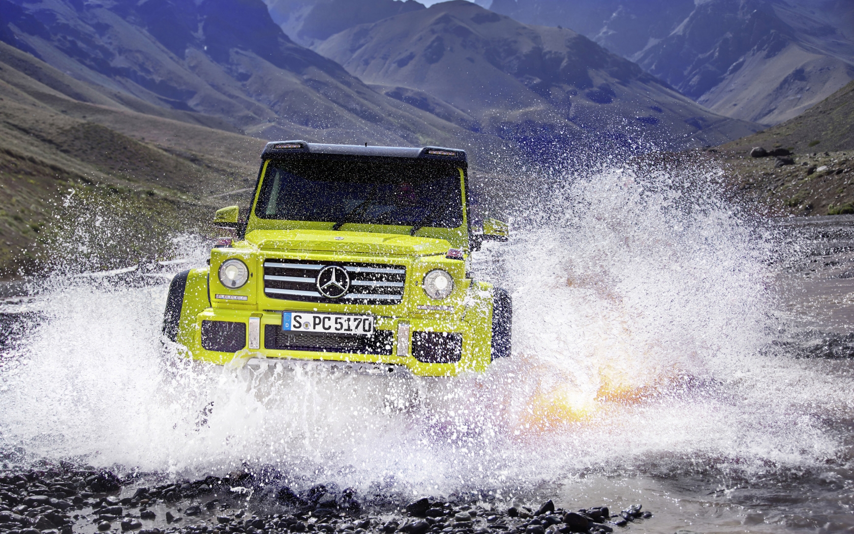 Mercedes Benz G500 2015 Off Road for 1680 x 1050 widescreen resolution