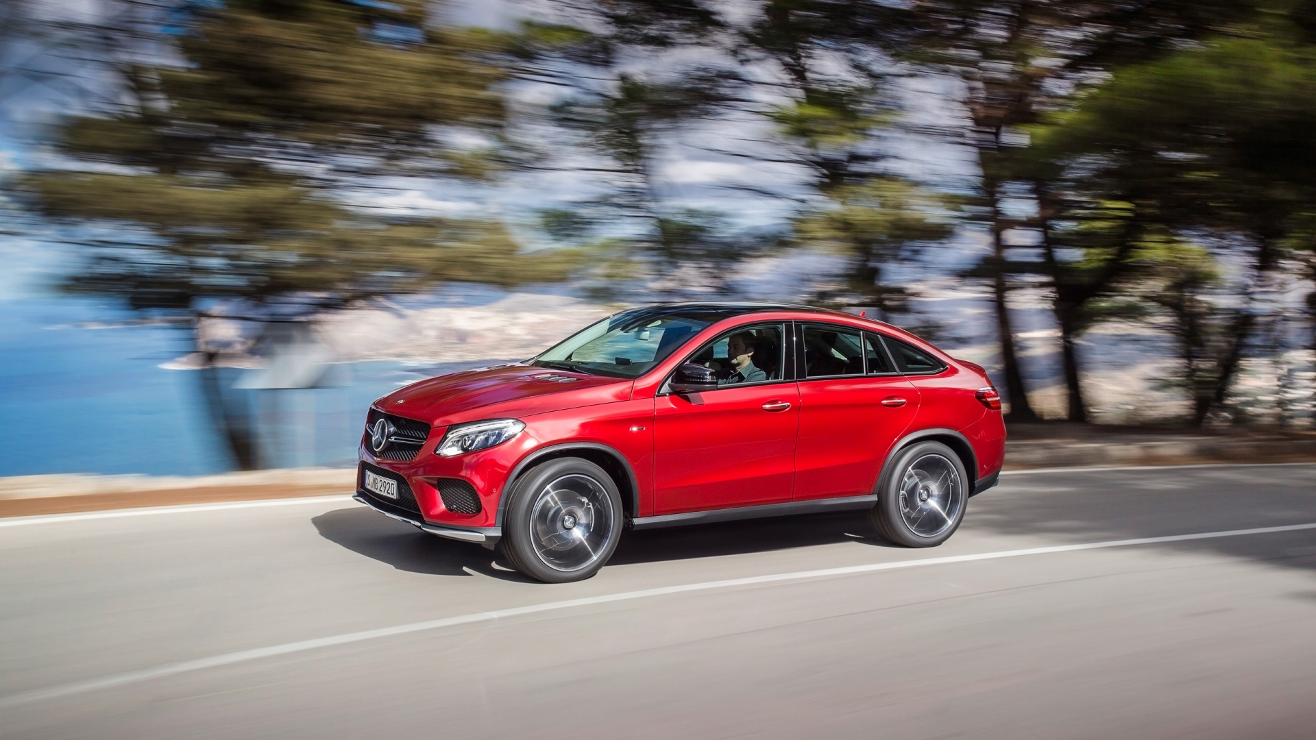 Mercedes Benz GLE Coupe for 1920 x 1080 HDTV 1080p resolution