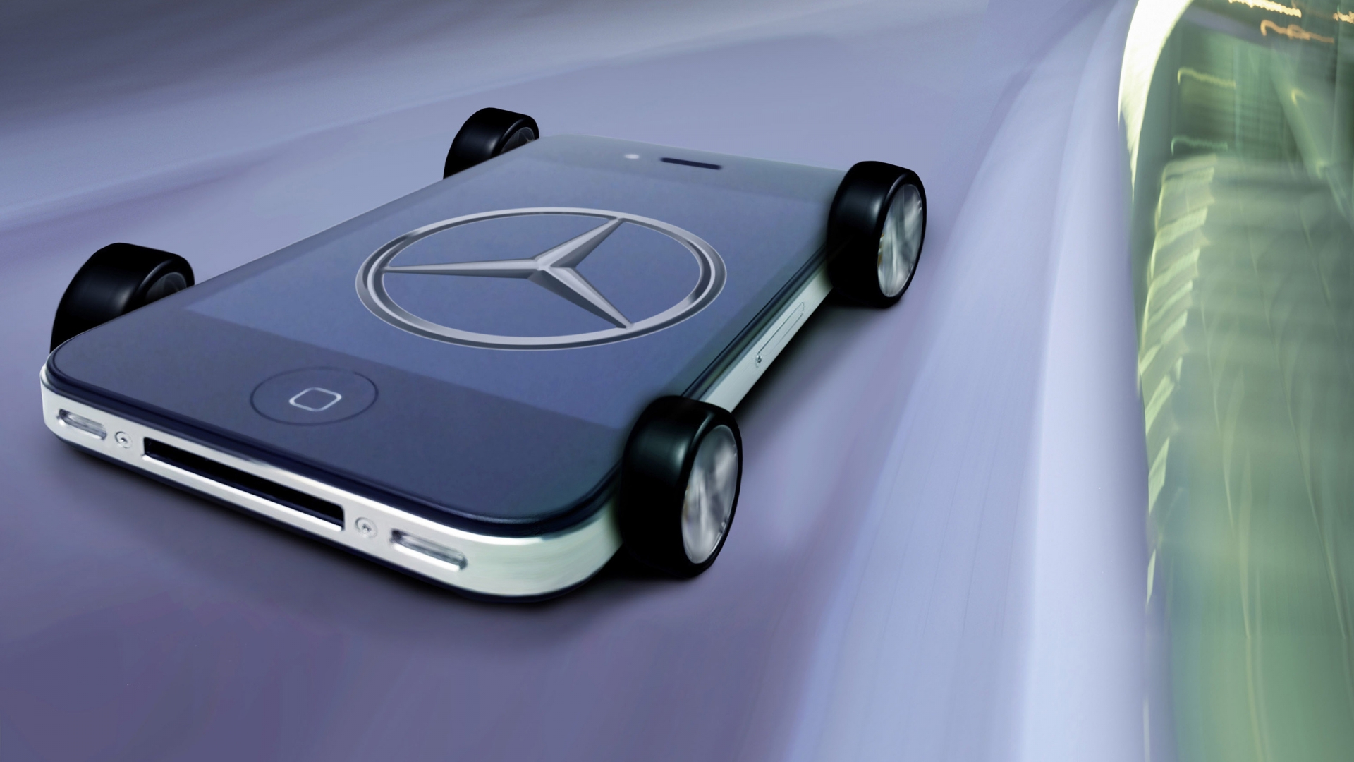 Mercedes Benz iPhone for 1920 x 1080 HDTV 1080p resolution