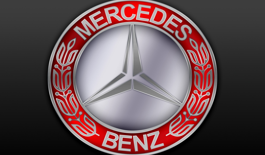Mercedes Benz Logo for 1024 x 600 widescreen resolution