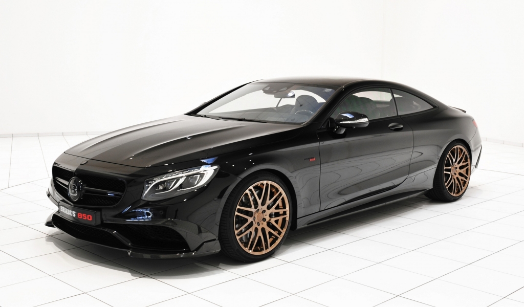 Mercedes Benz S63 AMG Brabus for 1024 x 600 widescreen resolution