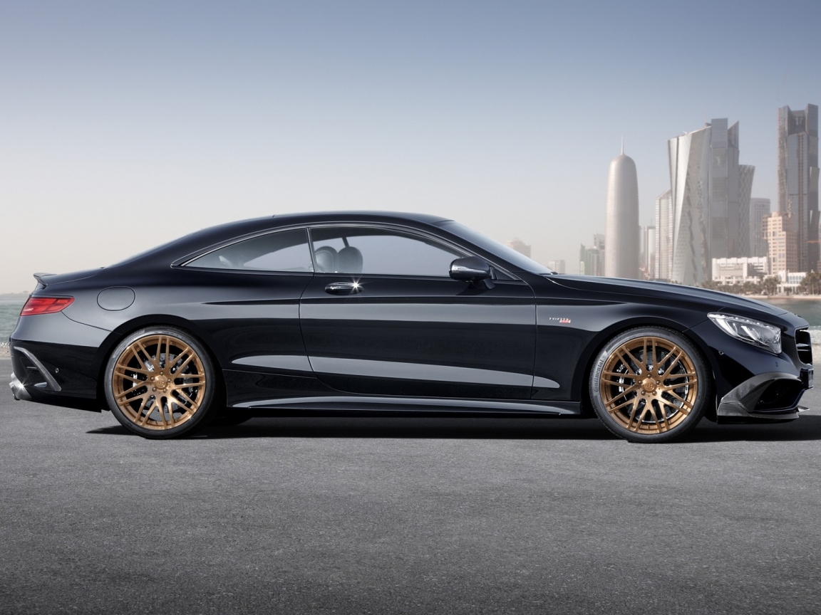 Mercedes Benz S63 AMG Brabus Side View for 1152 x 864 resolution