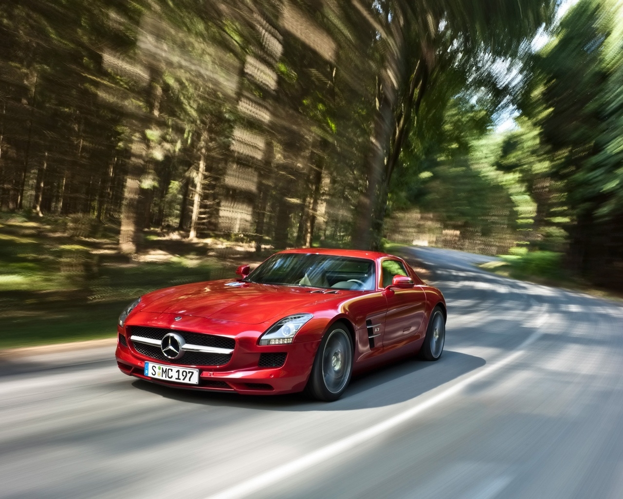 Mercedes-Benz SLS AMG Speed 2010 for 1280 x 1024 resolution