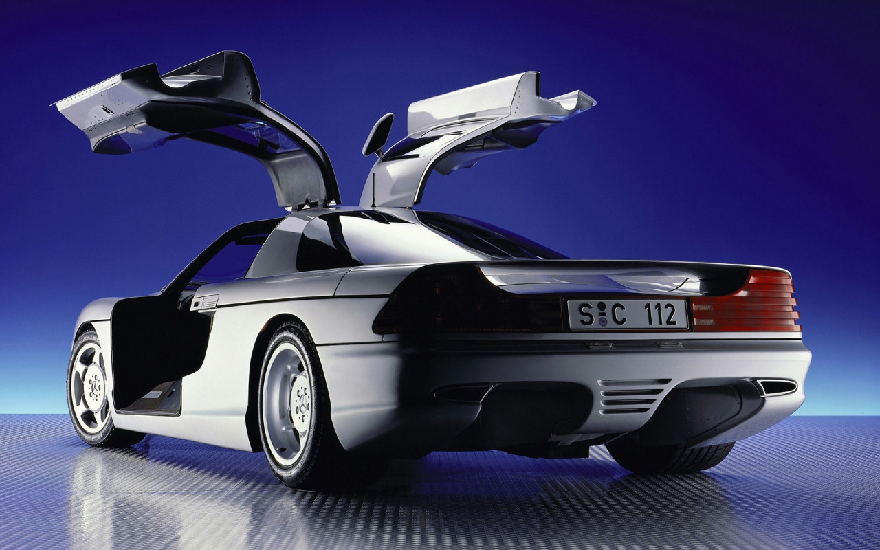 Mercedes C112 Concept 1991 for 1280 x 800 widescreen resolution