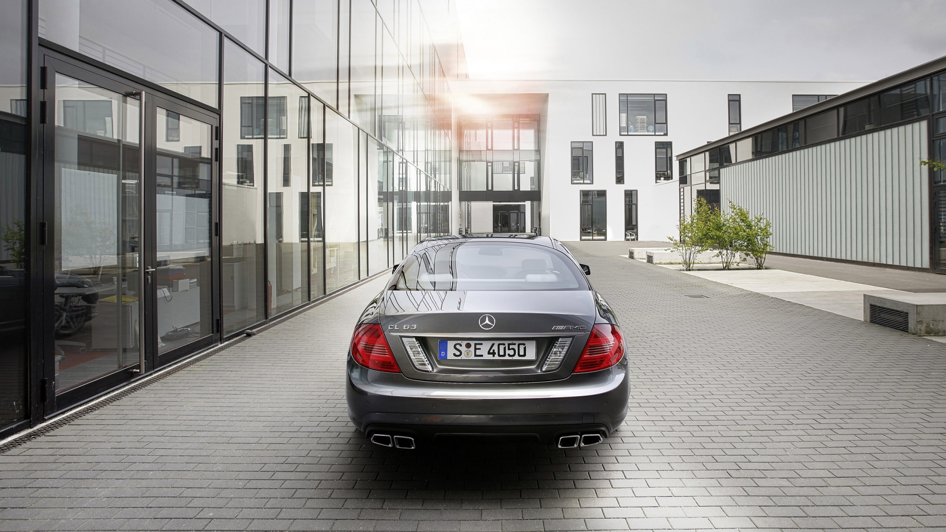 Mercedes CL63 AMG 2011 Rear for 1920 x 1080 HDTV 1080p resolution