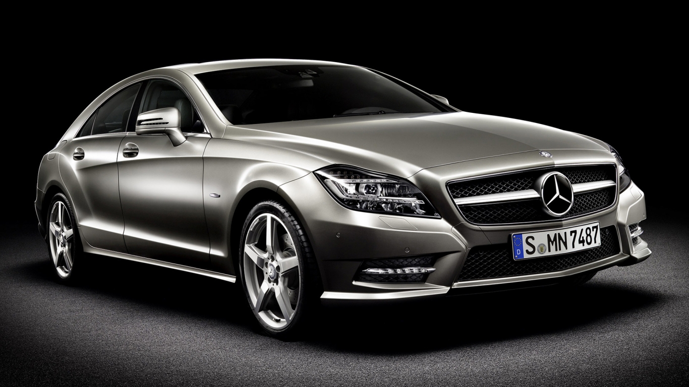 Mercedes CLS 2010 for 1366 x 768 HDTV resolution