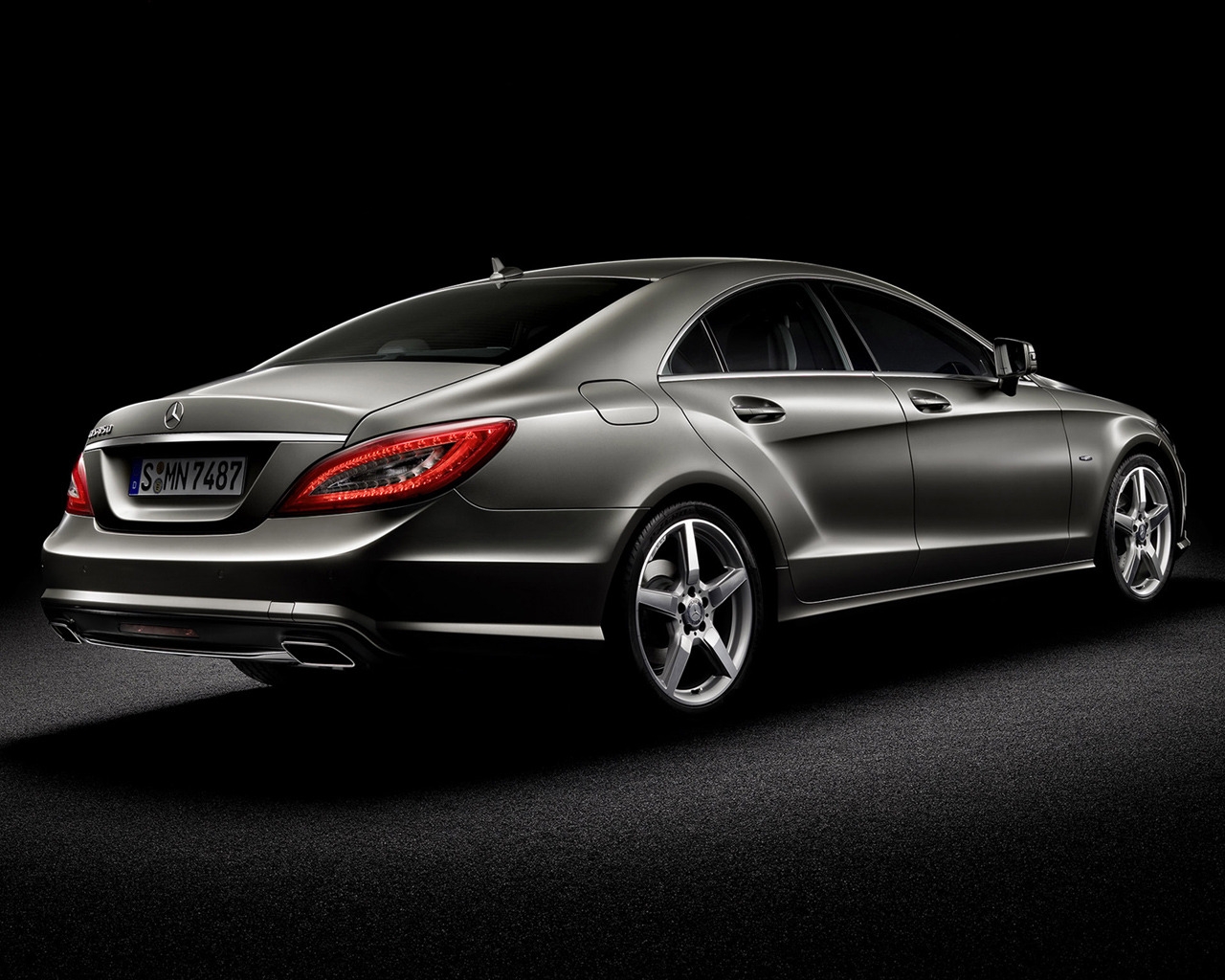 Mercedes CLS 2010 Rear for 1280 x 1024 resolution
