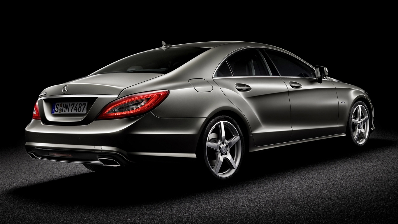 Mercedes CLS 2010 Rear for 1366 x 768 HDTV resolution