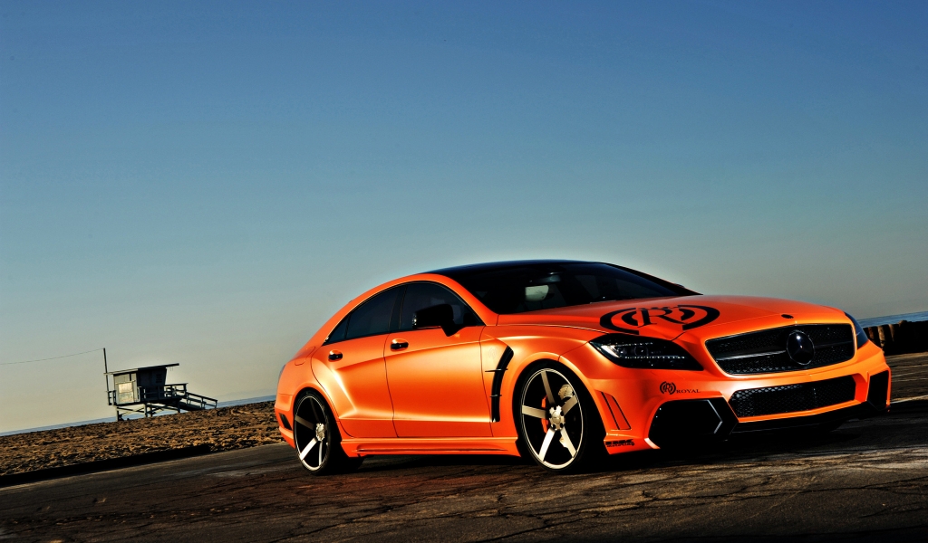 Mercedes CLS 63 AMG Tuning for 1024 x 600 widescreen resolution