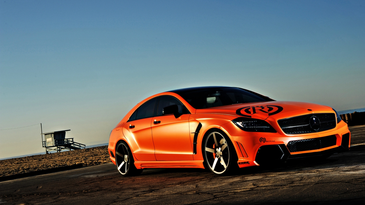 Mercedes CLS 63 AMG Tuning for 1280 x 720 HDTV 720p resolution