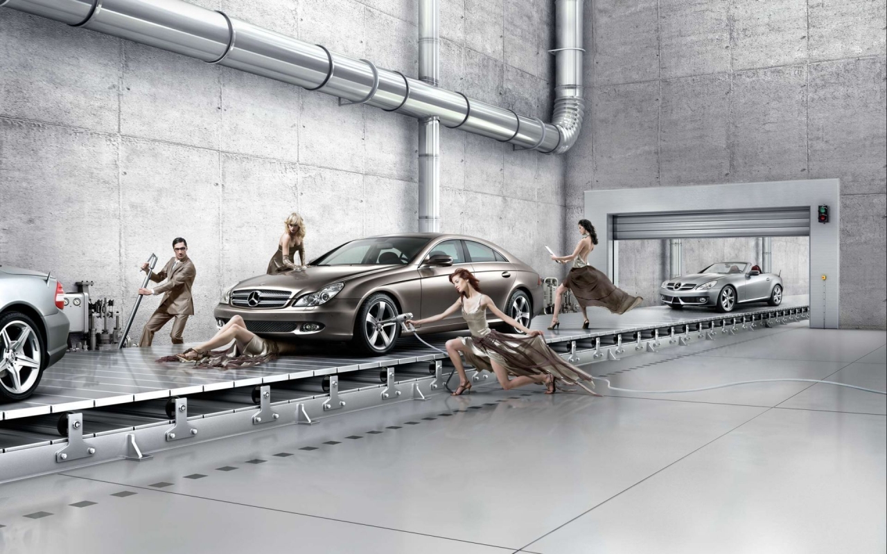 Mercedes CLS Maintenance for 1280 x 800 widescreen resolution