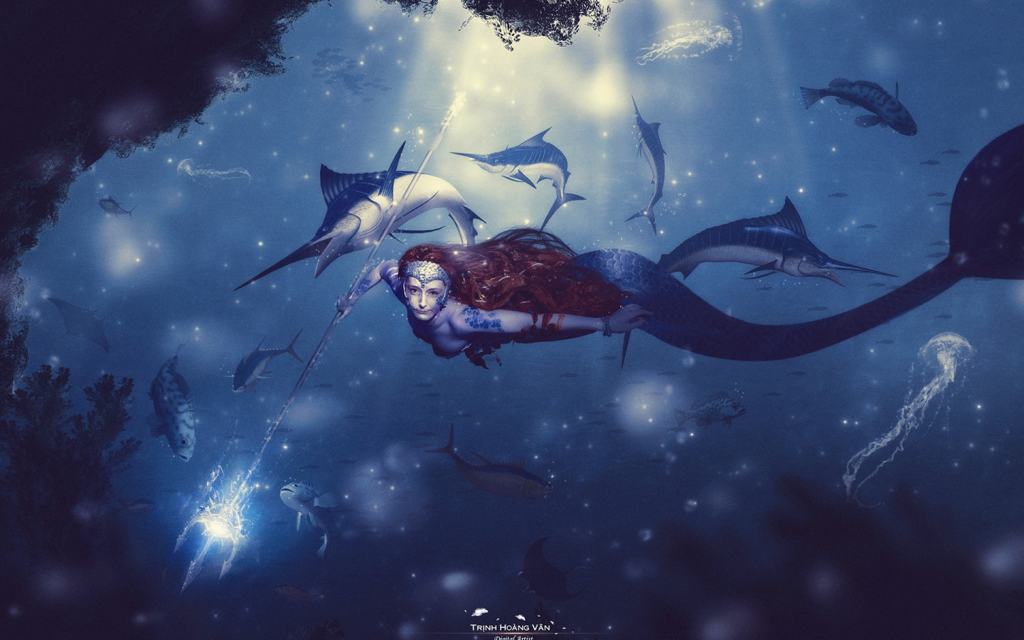 Mermaid Queen for 1440 x 900 widescreen resolution