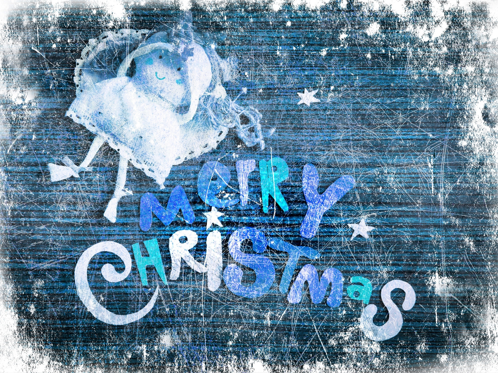 Merry Christmas Doll for 1600 x 1200 resolution
