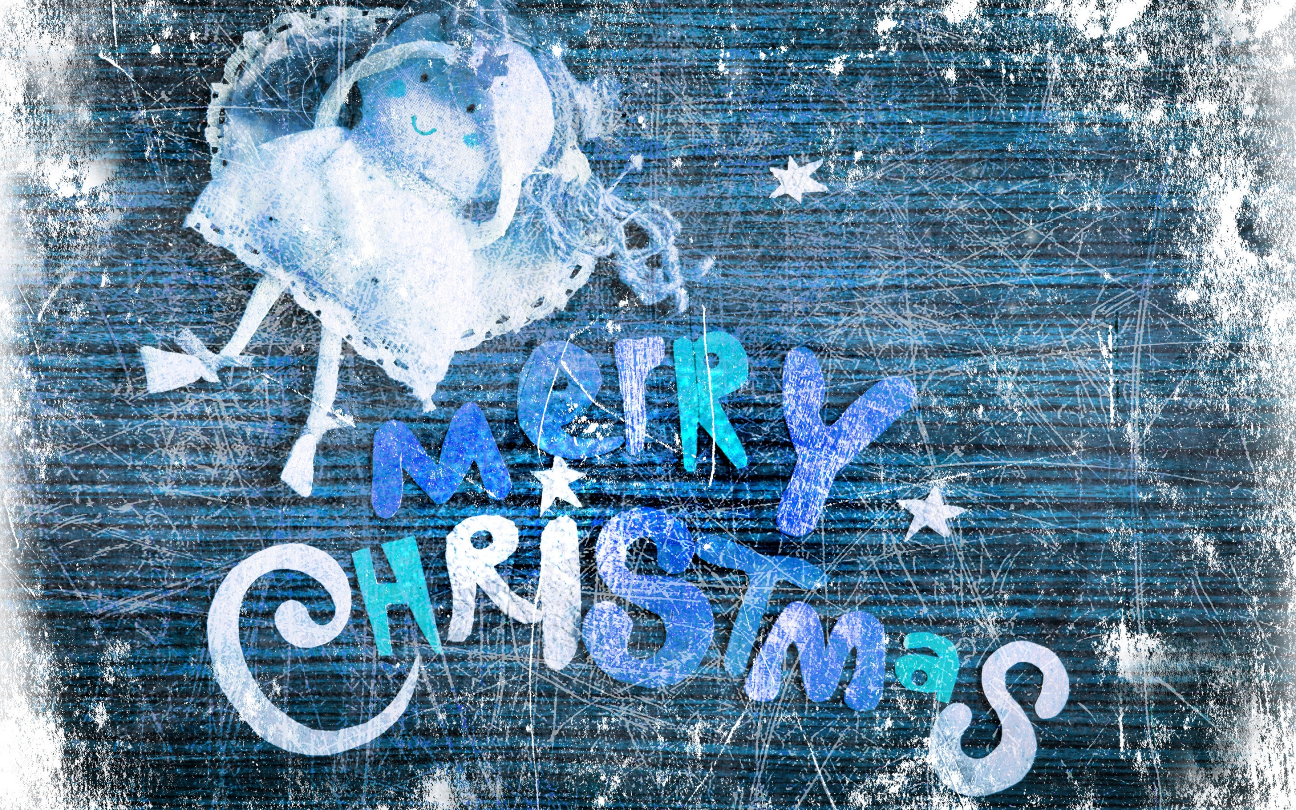 Merry Christmas Doll for 2560 x 1600 widescreen resolution
