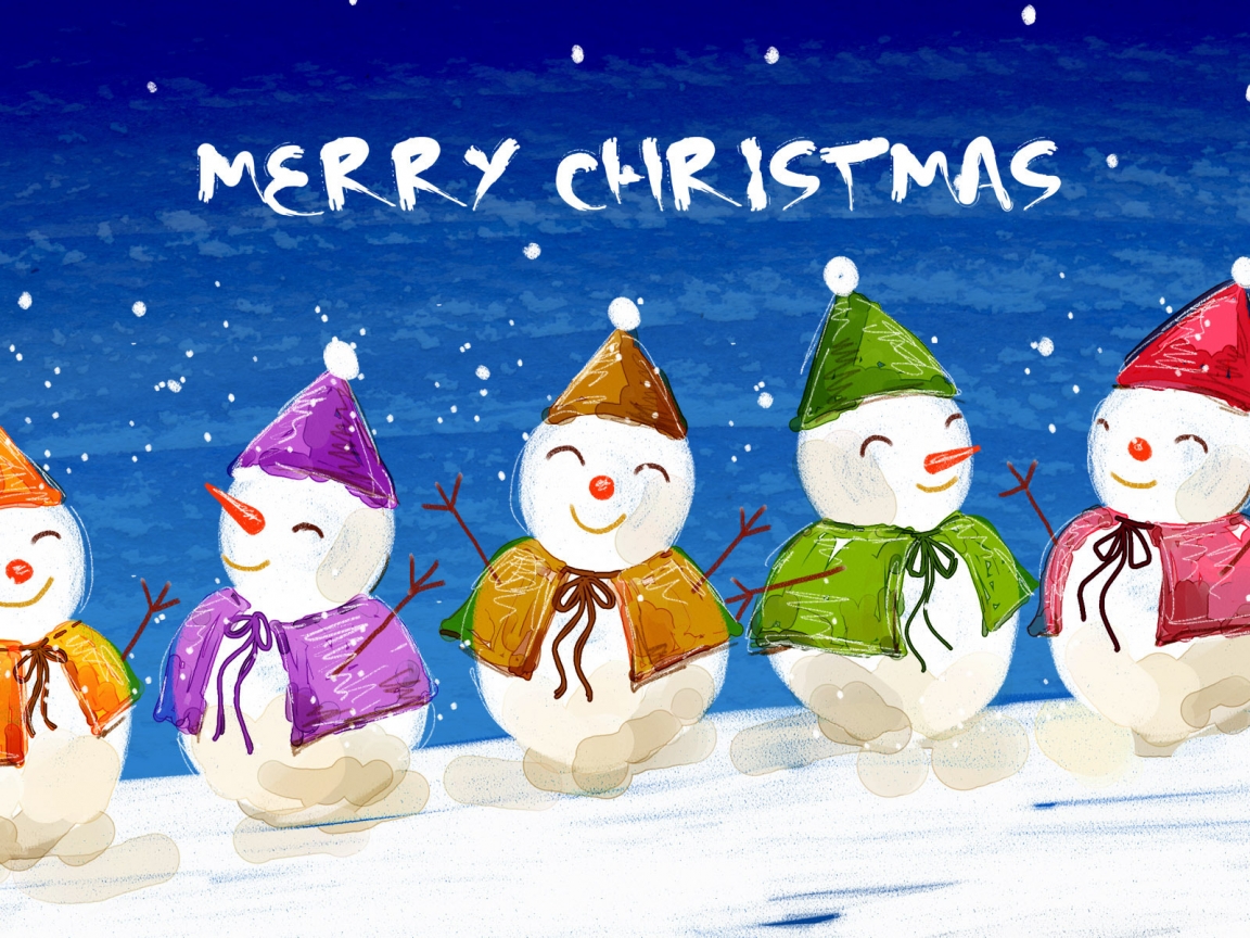 Merry Christmas Everyone for 1152 x 864 resolution