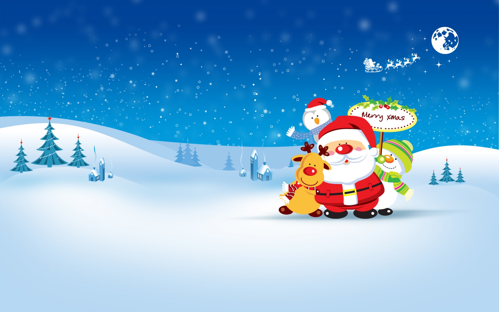 Merry Christmas from Santa Clouse for 1920 x 1200 widescreen resolution