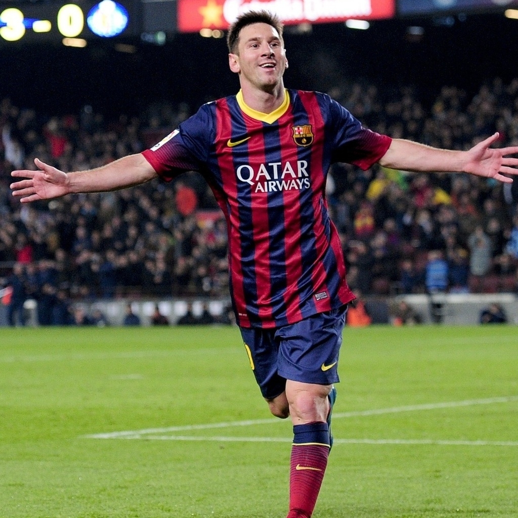 Messi Copa del Rey for 1024 x 1024 iPad resolution