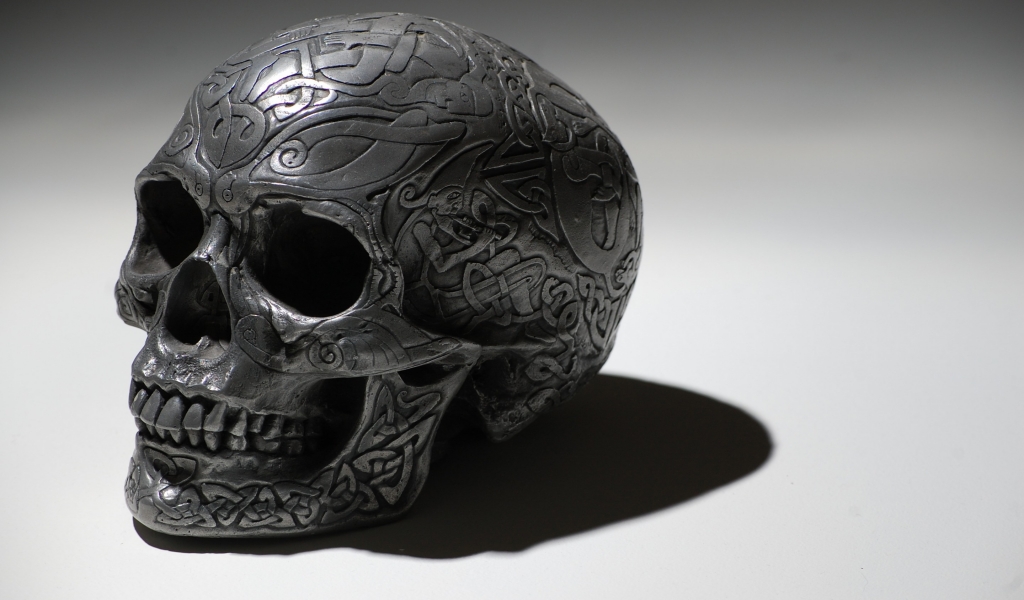 Metal Skull for 1024 x 600 widescreen resolution