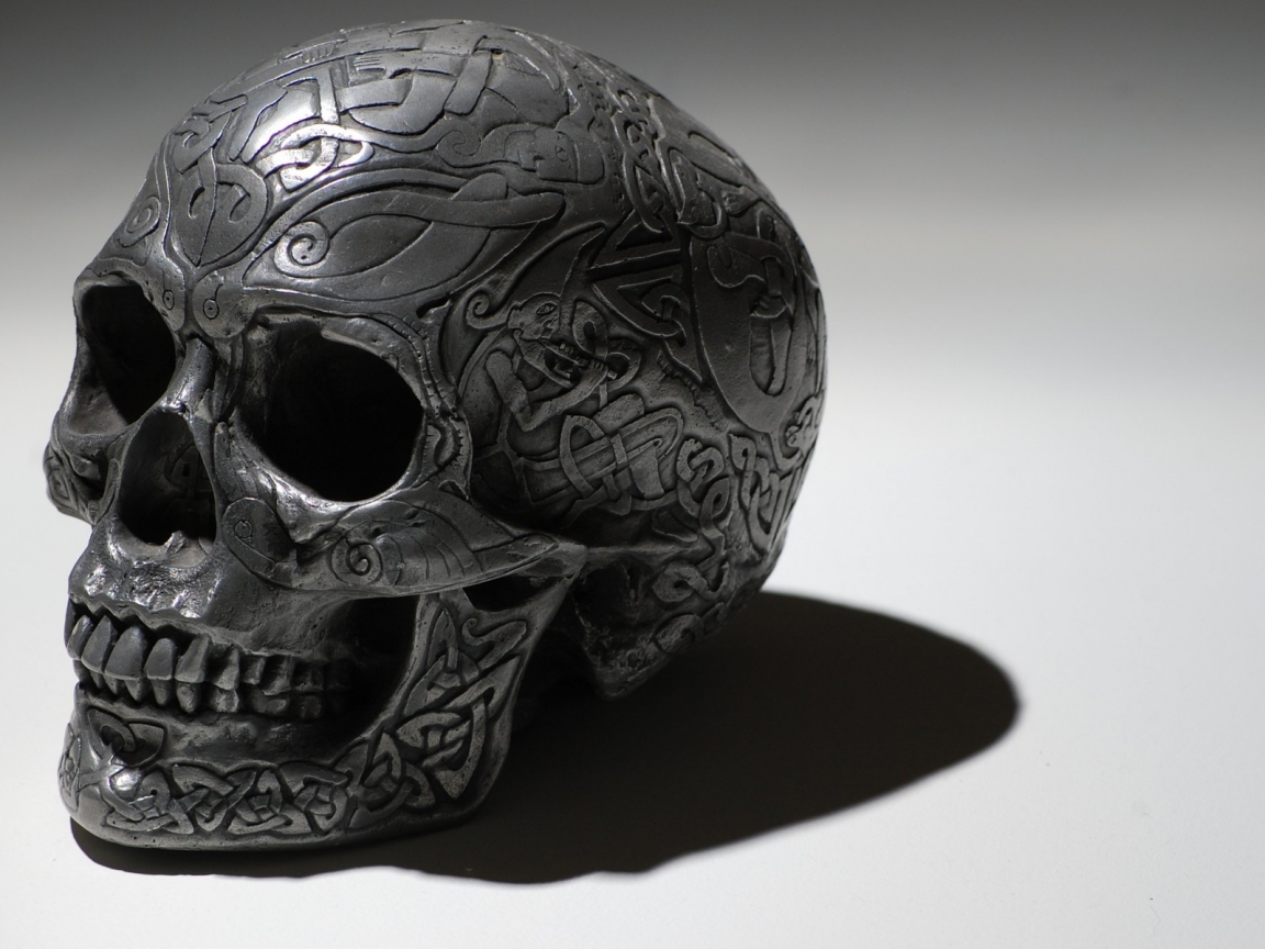 Metal Skull for 1152 x 864 resolution