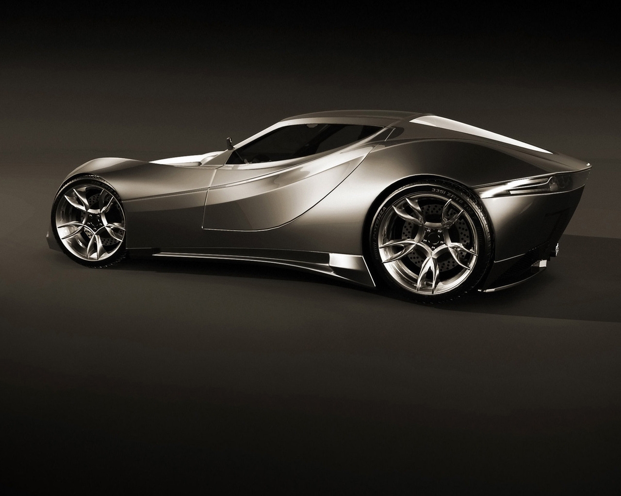 Metalic Concept Car for 1280 x 1024 resolution