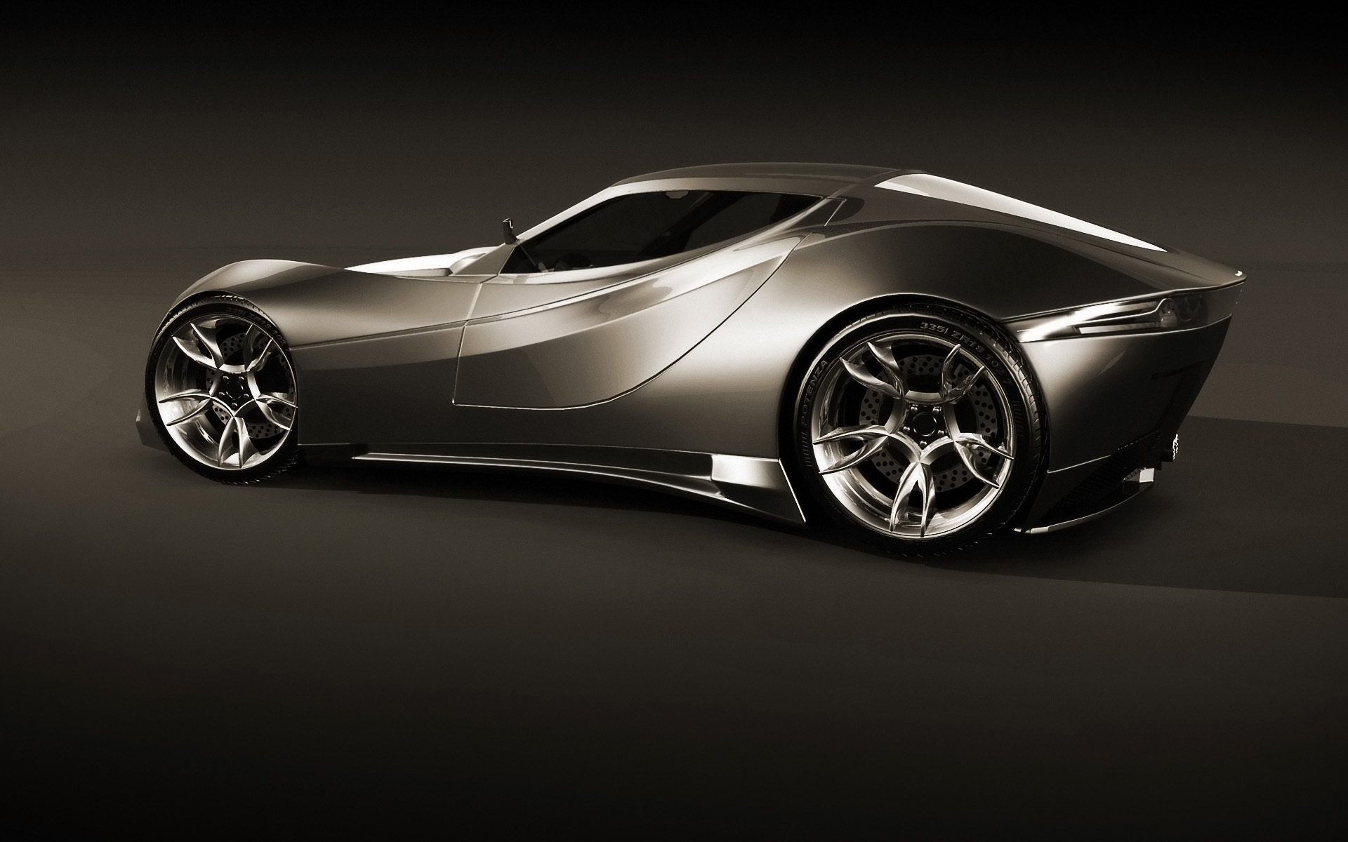 Metalic Concept Car for 1920 x 1200 widescreen resolution