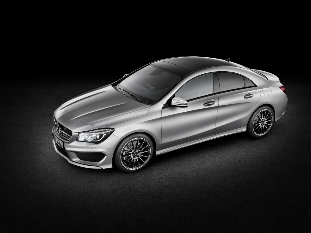 Metallic Mercedes Benz CLA for 1024 x 768 resolution