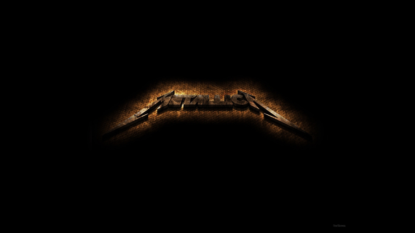 Metallica Rusted for 1366 x 768 HDTV resolution