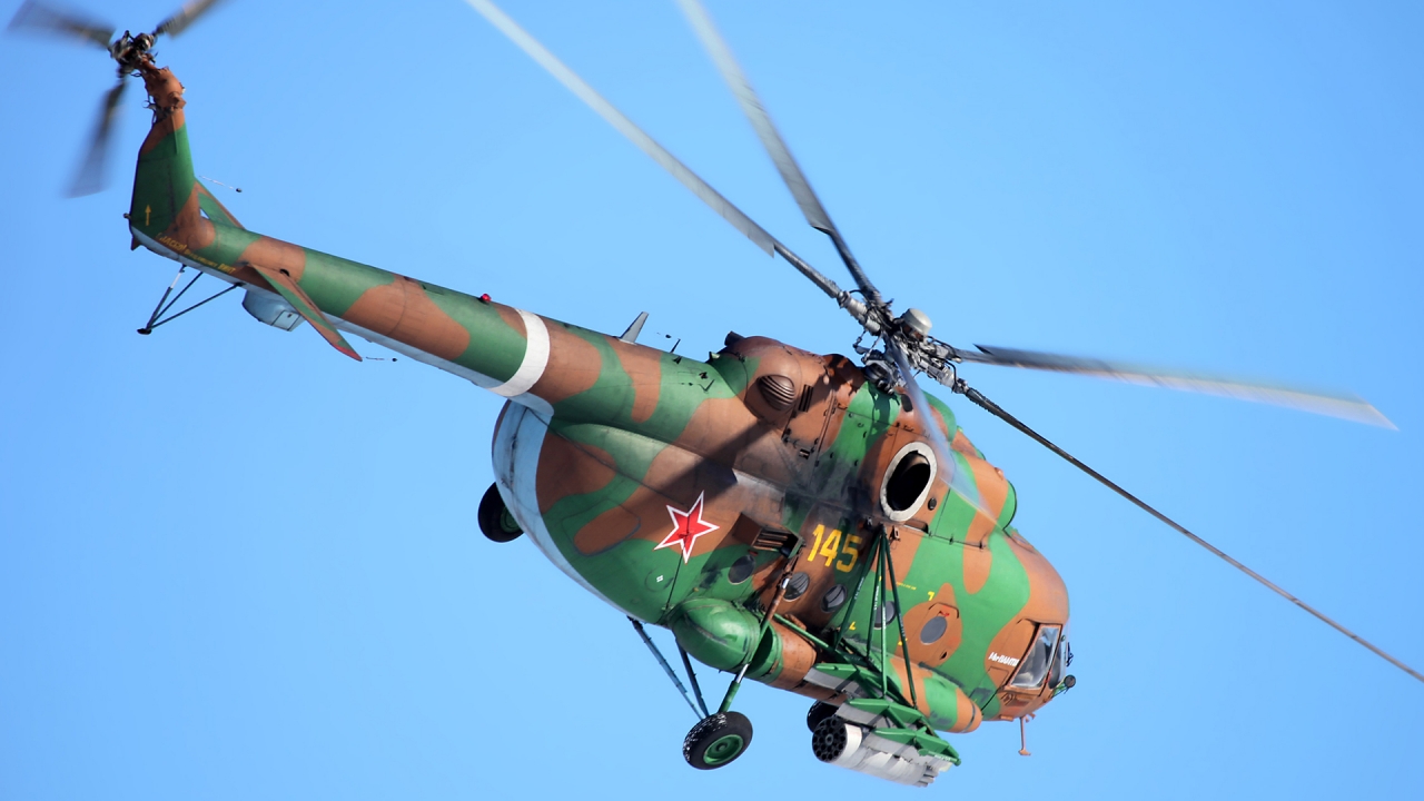 Mi-8amtsh Helicopter for 1280 x 720 HDTV 720p resolution