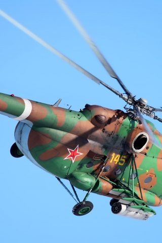 Mi-8amtsh Helicopter for 320 x 480 iPhone resolution