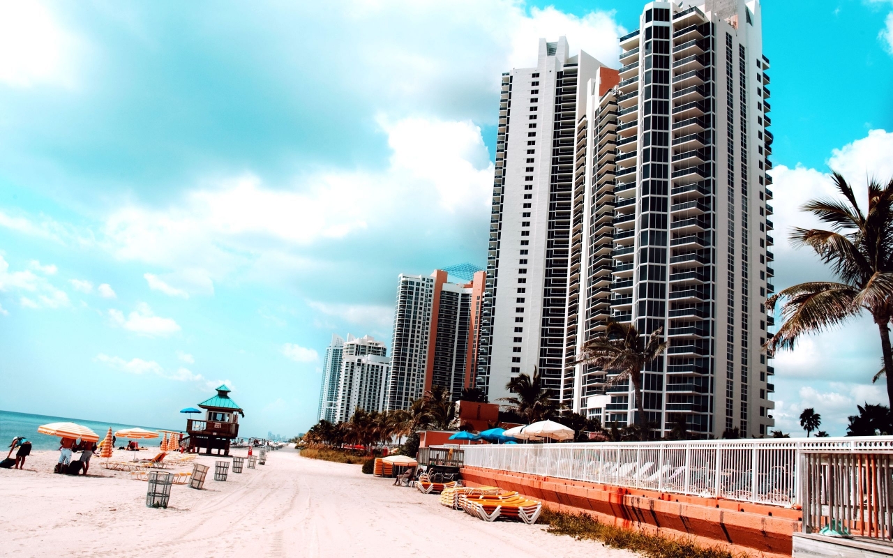 Miami for 1280 x 800 widescreen resolution