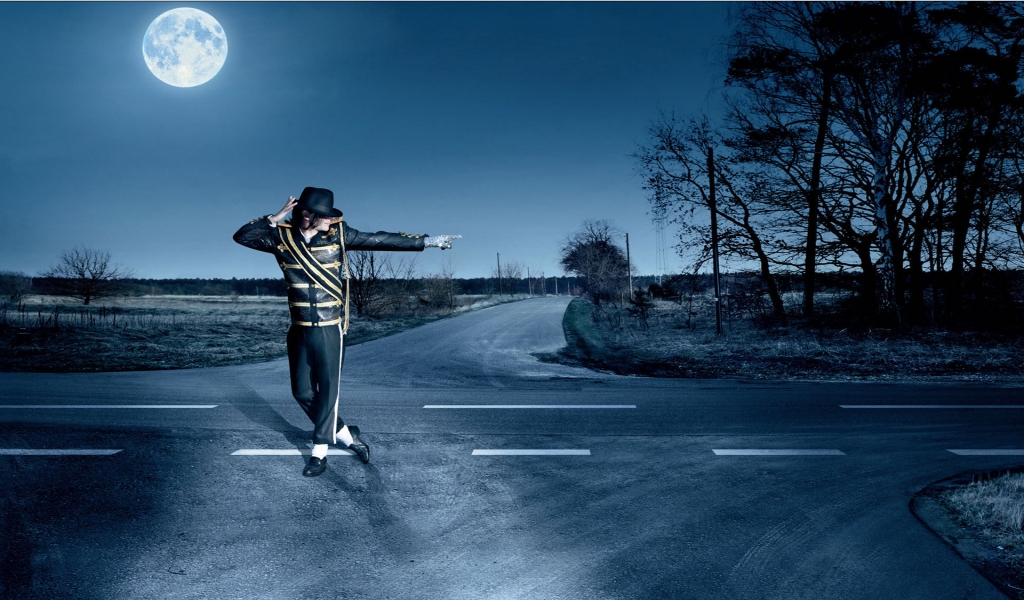 Michael Jackson Dancing for 1024 x 600 widescreen resolution