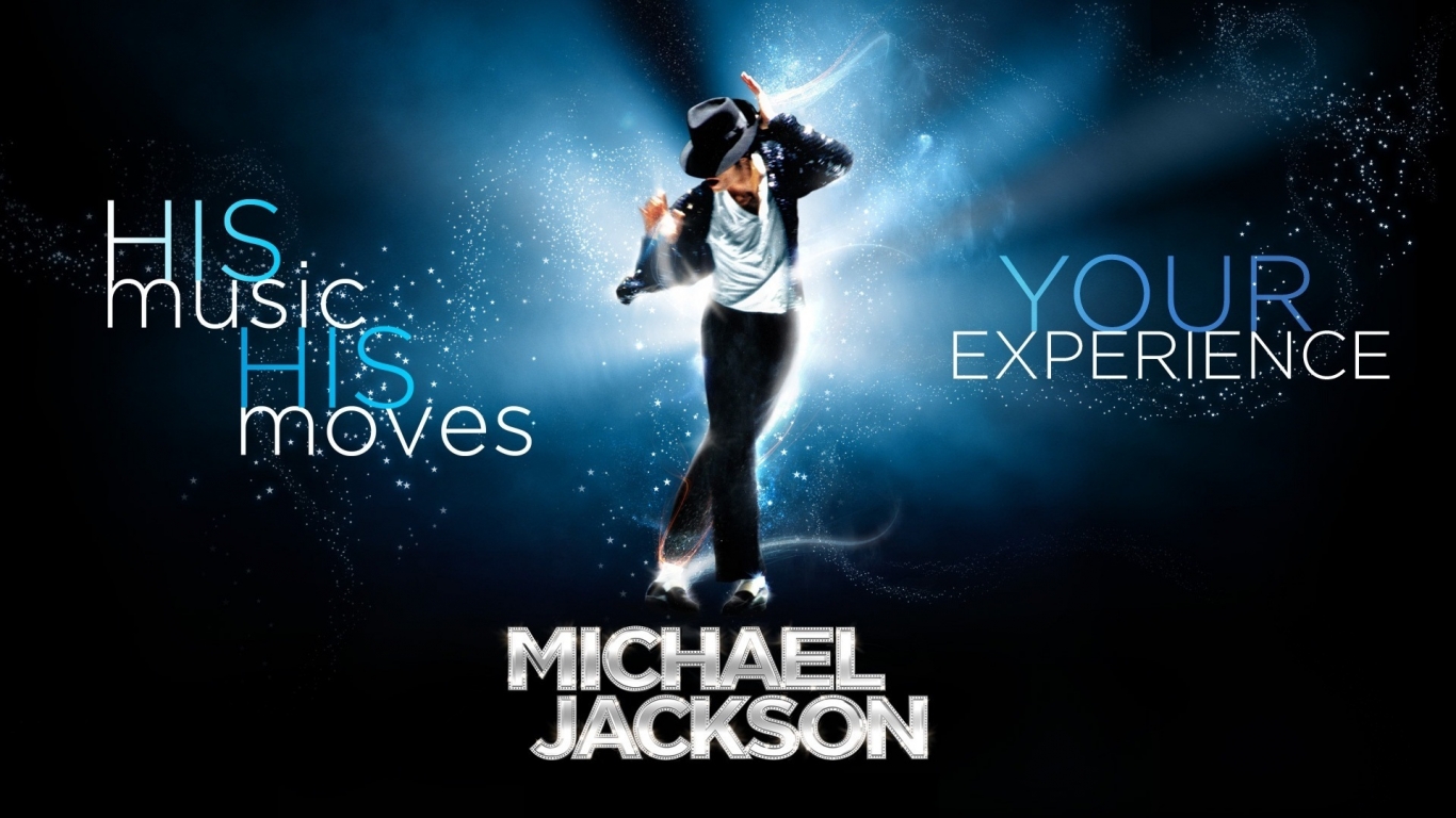 Michael Jackson Experience for 1366 x 768 HDTV resolution