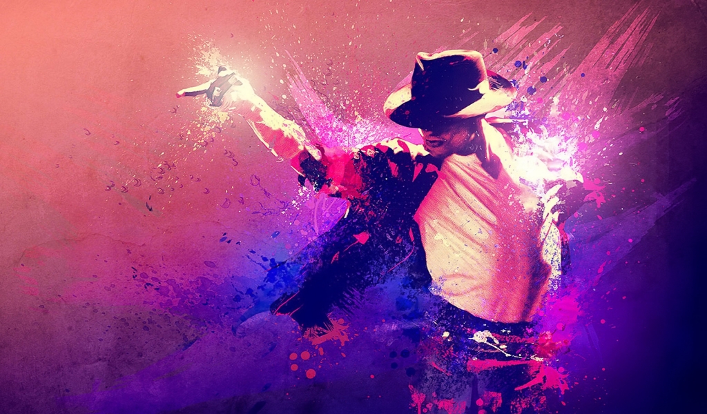 Michael Jackson Fanart for 1024 x 600 widescreen resolution
