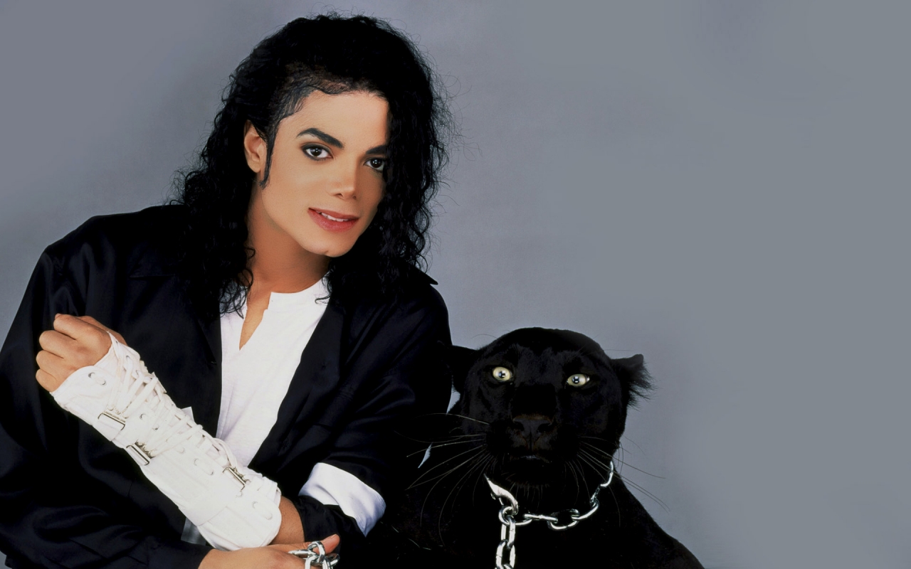Michael Jackson Panther for 1280 x 800 widescreen resolution