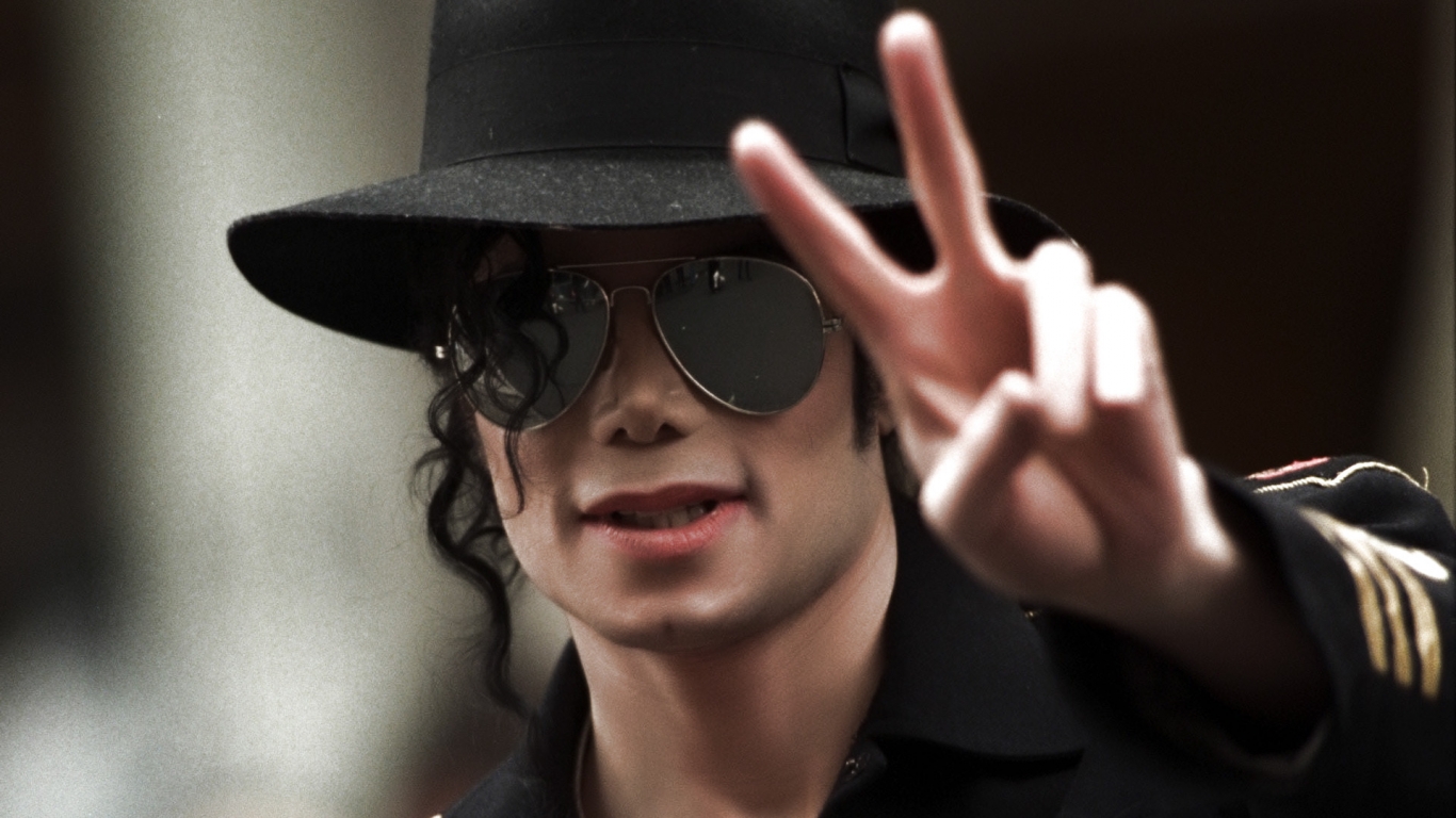 Michael Jackson Peace for 1366 x 768 HDTV resolution