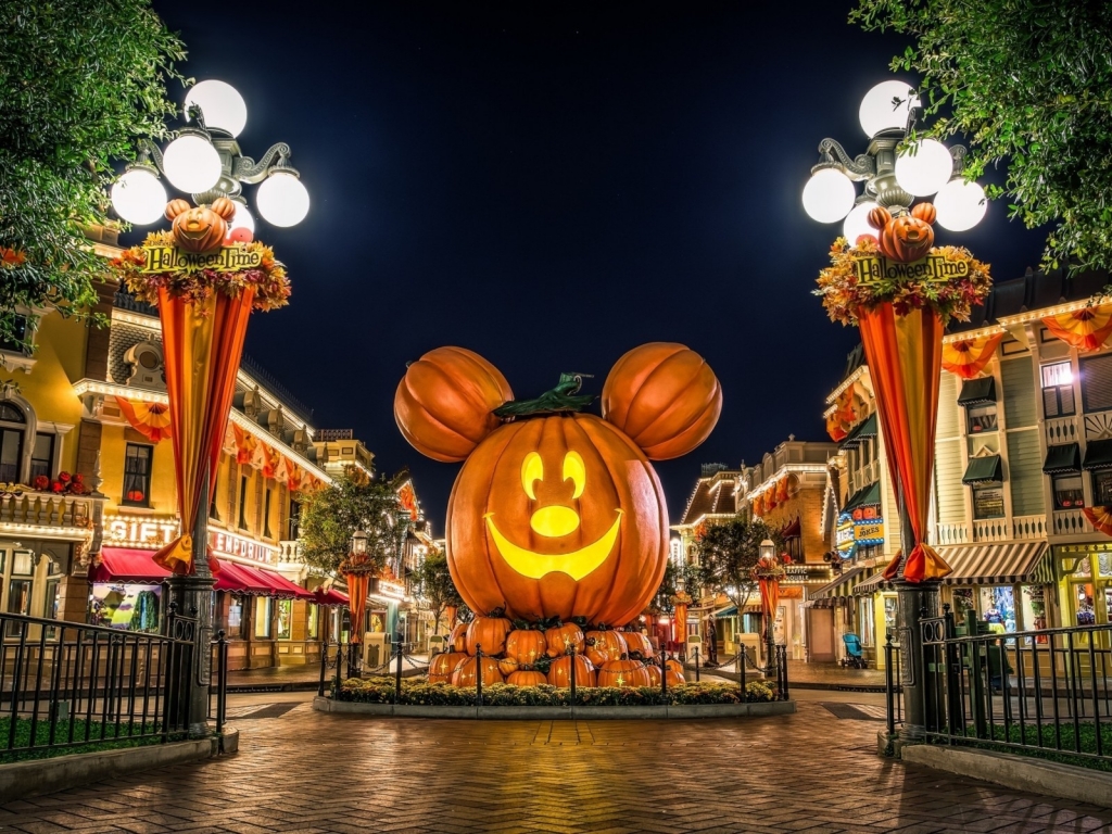 Mickey Mouse Pumpkin for 1024 x 768 resolution