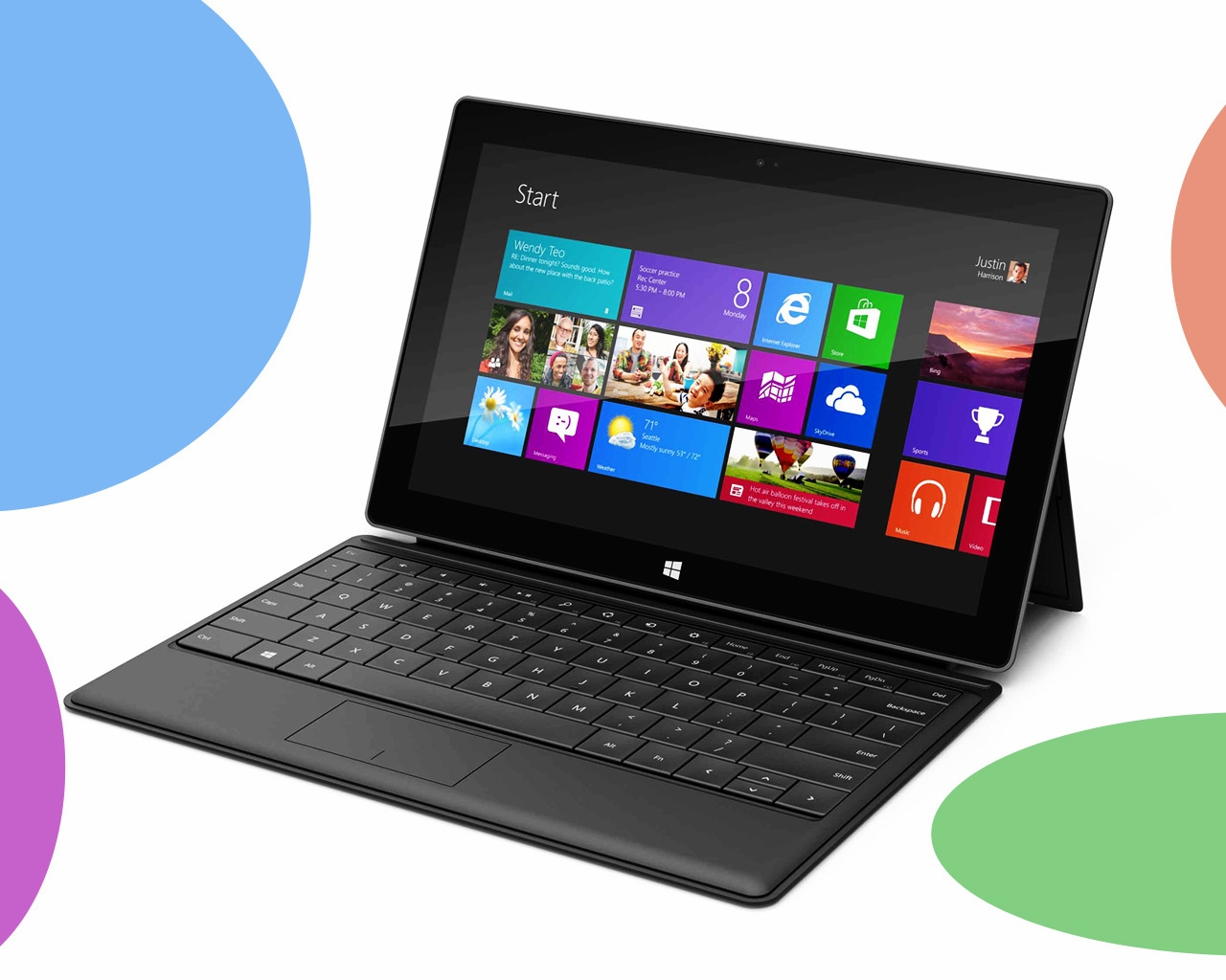 Microsoft Surface Tablet for 1280 x 1024 resolution