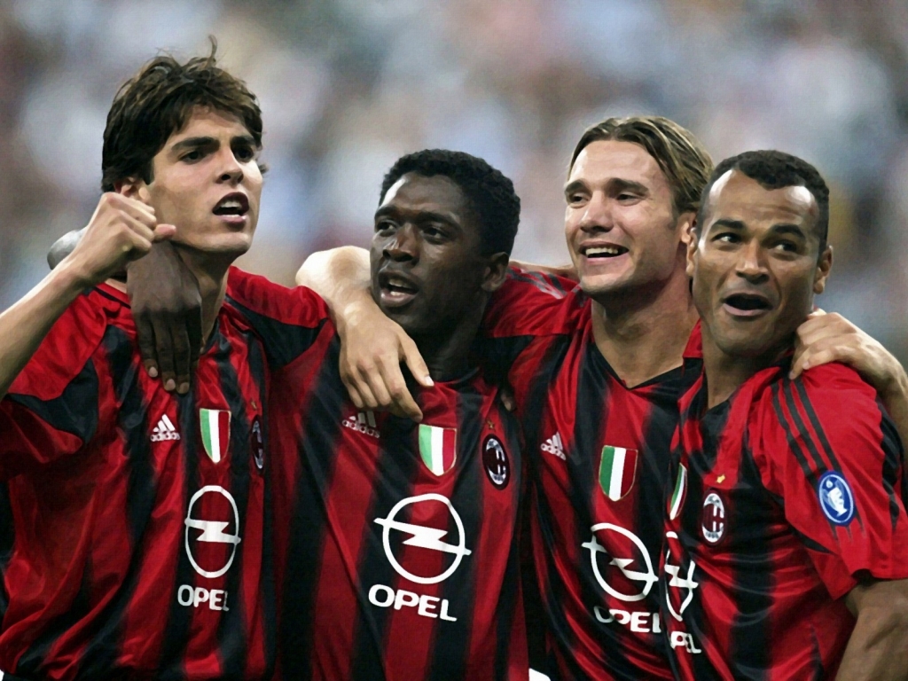 Milan Football Players for 1024 x 768 resolution