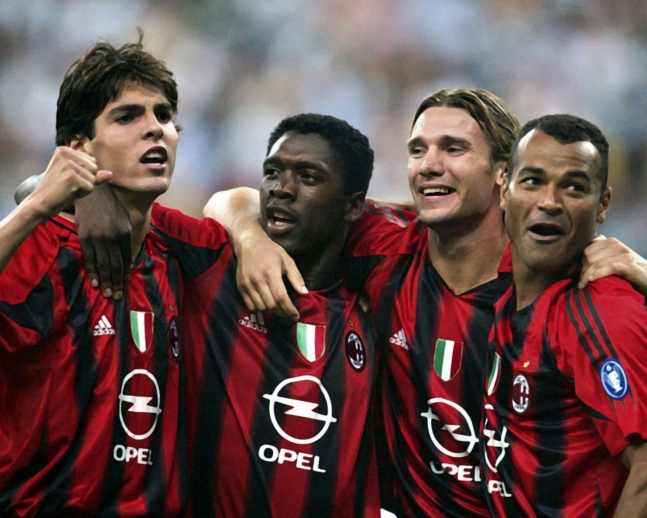 Milan Football Players for 1280 x 1024 resolution