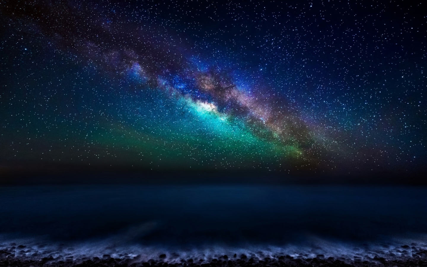 Milky Way Galaxy from the Canary Islands for 1440 x 900 widescreen resolution