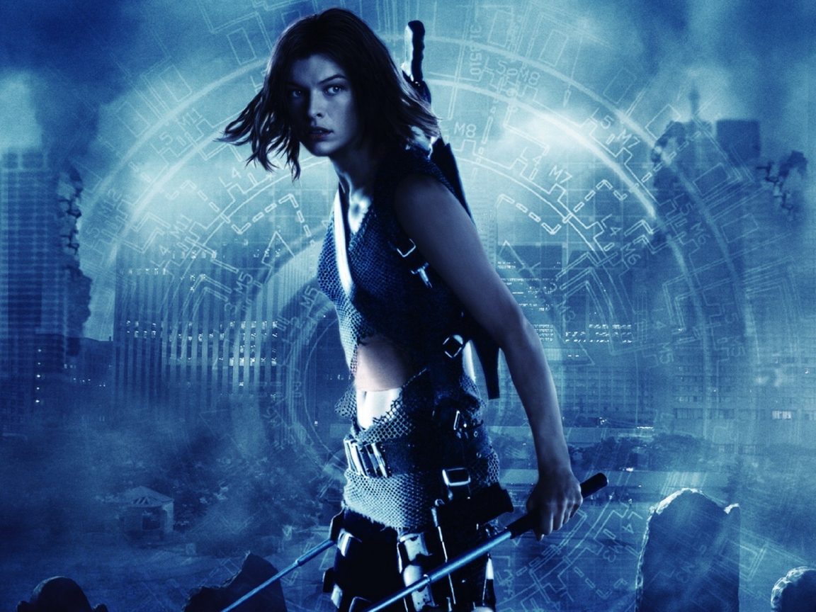Milla Jovovich Resident Evil 6 for 1152 x 864 resolution