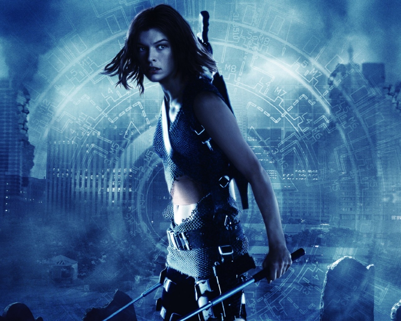 Milla Jovovich Resident Evil 6 for 1280 x 1024 resolution